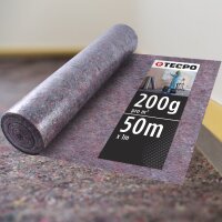 TECPO Malervlies | 50m Lang | 1m Breit | 200g/m²