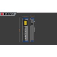 TECPO LED Handlampe mit 500 Lumen