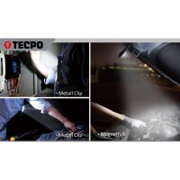 TECPO LED Handlampe mit 500 Lumen