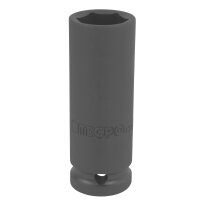 Kraft Steckschlüssel Einsatz Tief 1/2" SW 19 mm