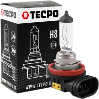 1x TECPO Glühbirne H8 12V 35W, PGJ19-1