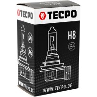 1x TECPO Glühbirne H8 12V 35W, PGJ19-1