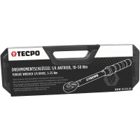 TECPO Drehmomentschlüssel, "Werkstatt-Profi", 1/4 Antrieb, 10-50 Nm