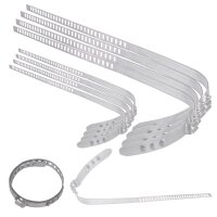 TECPO Achsmanschetten Schellen 7 mm Breit (lang+kurz)...